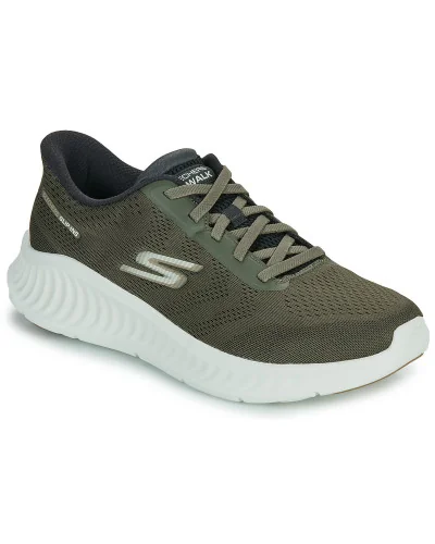 Baskets basses hommes Skechers GO WALK NOW Kaki