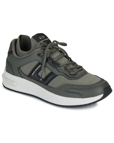 Baskets basses hommes Armani Exchange DUSSELDORF KNIT Kaki