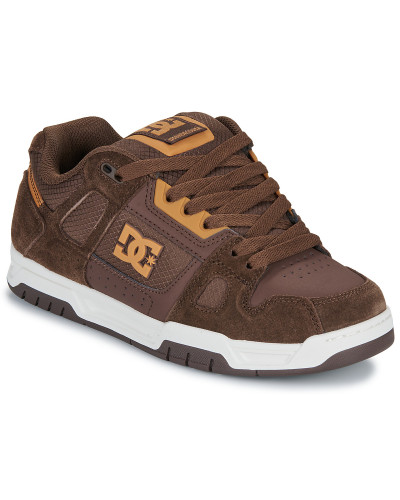 Baskets basses hommes DC Shoes STAG Marron