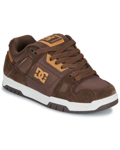 Baskets basses hommes DC Shoes STAG Marron