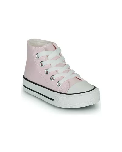 Baskets montantes enfant filles Citrouille et Compagnie OUTIL Rose