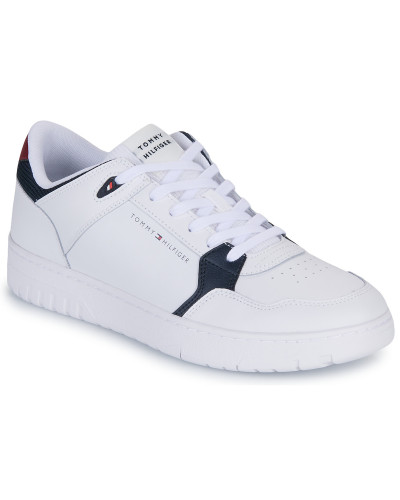 Baskets basses hommes Tommy Hilfiger TH BASKET CORE LITE LTH MIX Blanc