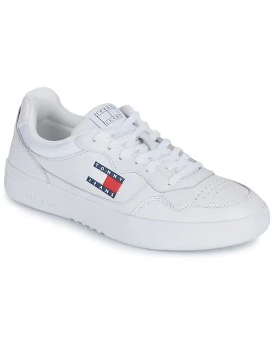 Baskets basses hommes Tommy Jeans (NEW)TJM CUPSOLE LEATHER ESS Blanc