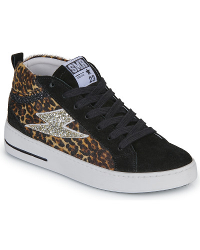 Baskets montantes femmes Semerdjian GIBRA Marron