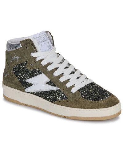 Baskets montantes femmes Semerdjian BRAGA Kaki