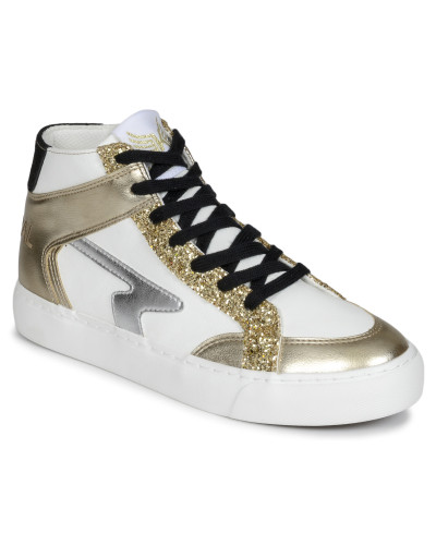 Baskets montantes femmes Kaporal SHINE Blanc