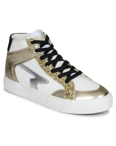 Baskets montantes femmes Kaporal SHINE Blanc