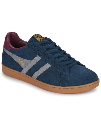 Baskets basses hommes Gola EQUIPE II SUEDE Bleu
