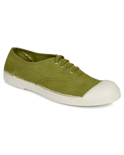 Baskets basses femmes Bensimon TENNIS LACET Vert