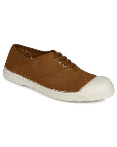 Baskets basses femmes Bensimon TENNIS LACET Marron