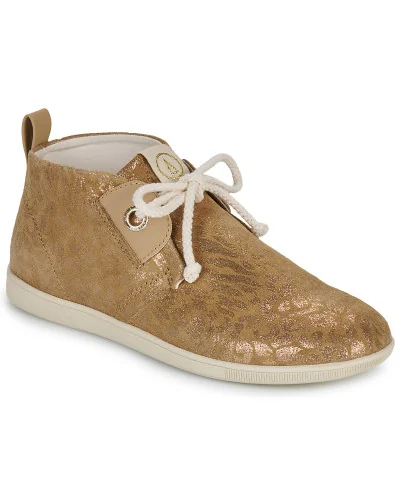 Baskets montantes femmes Armistice STONE MID CUT Doré
