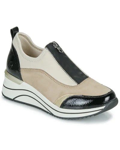 Baskets montantes femmes Remonte D0T08-60 Beige