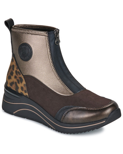 Baskets montantes femmes Remonte D0T78-91 Noir