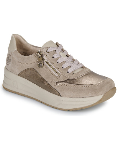 Baskets basses femmes Rieker N8114-61 Beige