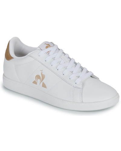 Baskets basses femmes Le Coq Sportif COURTSET_2 Blanc
