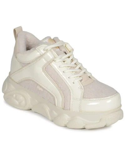 Baskets basses femmes Buffalo CLD CORIN WARM Blanc