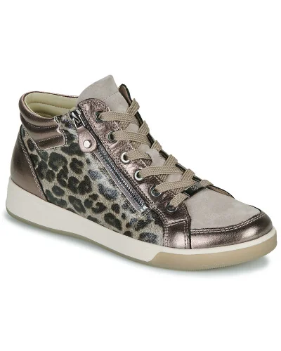 Baskets montantes femmes Ara ROM-ST-HIGH-SOFT Doré