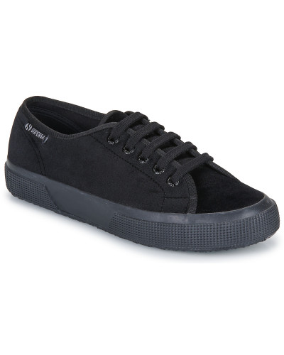Baskets basses femmes Superga 2750 VELVET Noir