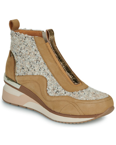 Baskets montantes femmes Mam'Zelle VIDEO Marron