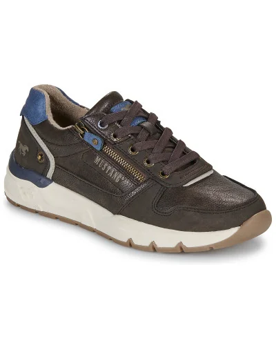 Baskets basses hommes Mustang MART Marron