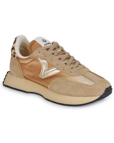 Baskets basses femmes Victoria COSMOS Marron