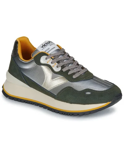 Baskets basses femmes Victoria VIENTO Kaki