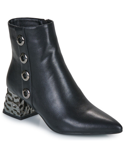 Bottines femmes Exé Shoes P987-D2529-PU-BLACK Noir