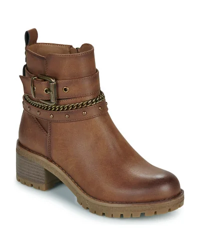 Bottines femmes Refresh 172918-CAMEL Marron