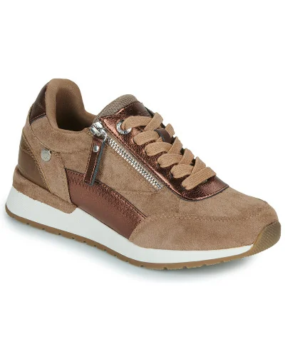 Baskets basses femmes Refresh 172959-CAMEL Marron