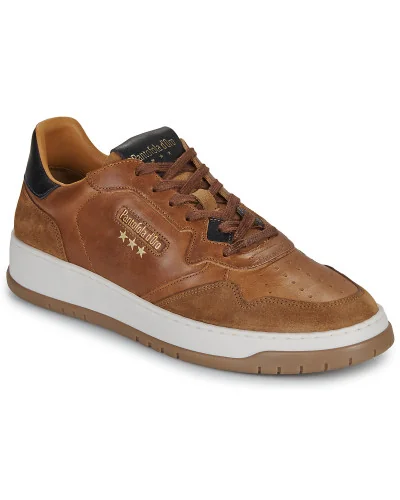 Baskets basses hommes Pantofola d'Oro SIRMIONE LOW Marron