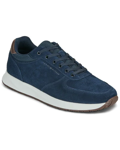 Baskets basses hommes Tommy Hilfiger NEWPORT SUEDE MIX Marine