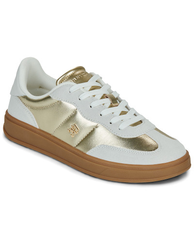 Baskets basses femmes Tommy Hilfiger MU JACKIE METALLIC Doré