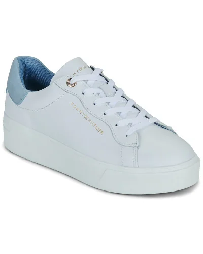 Baskets basses femmes Tommy Hilfiger CHIC PLATFORM CUPSOLE SNEAKER Blanc