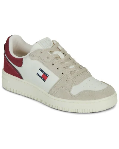 Baskets basses femmes Tommy Jeans TJW RETRO BASKET SNEAKER Blanc