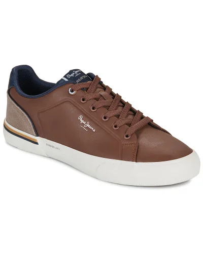 Baskets basses hommes Pepe jeans KENTON CAMPUS M Marron