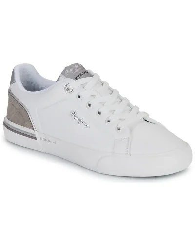 Baskets basses femmes Pepe jeans KENTON CAMPUS W Blanc