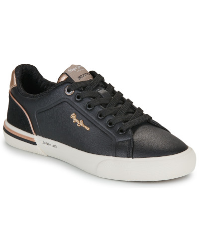 Baskets basses femmes Pepe jeans KENTON CAMPUS W Noir