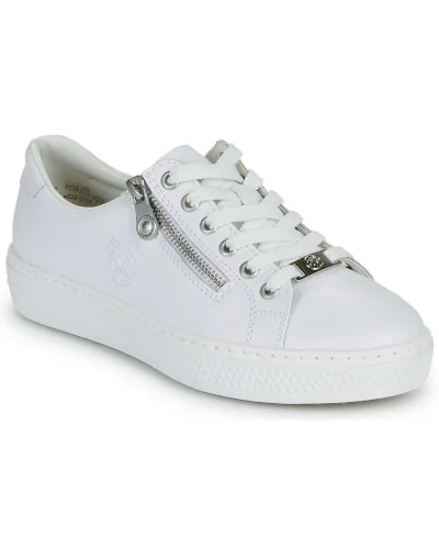 Baskets basses femmes Rieker - Blanc