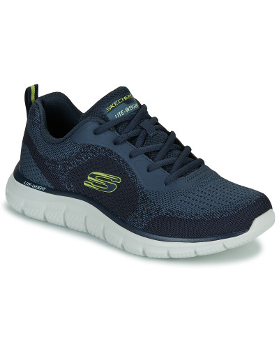 Baskets basses hommes Skechers TRACK - GLENDOR Bleu