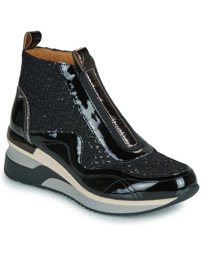 Baskets montantes femmes Mam'Zelle VIDEO Noir