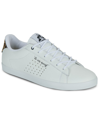 Baskets basses femmes Le Coq Sportif LUCIE ANIMAL Blanc
