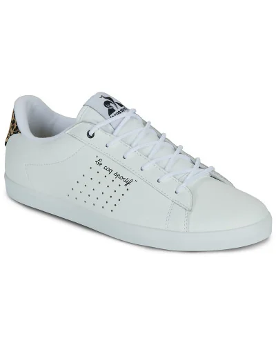 Baskets basses femmes Le Coq Sportif LUCIE ANIMAL Blanc