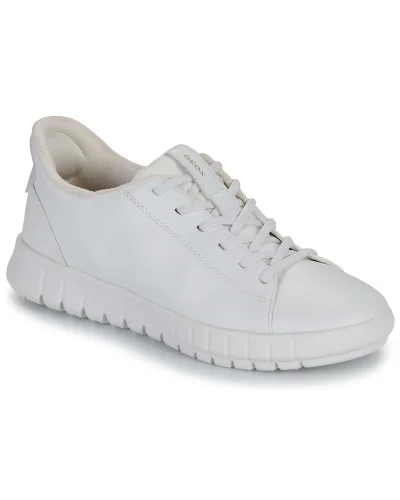 Baskets basses femmes Geox D FLEXTRIDE PLUS Blanc