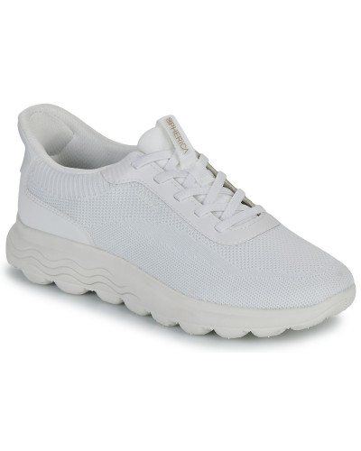 Baskets basses femmes Geox D SPHERICA PLUS Blanc
