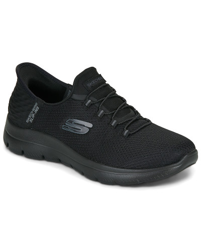 Baskets basses femmes Skechers SLIP-INS: SUMMITS - DIAMOND DREAM Noir