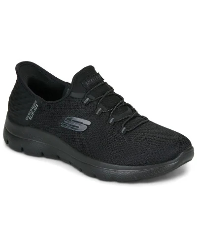 Baskets basses femmes Skechers SLIP-INS: SUMMITS - DIAMOND DREAM Noir