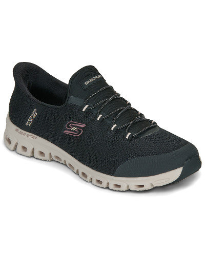 Baskets basses femmes Skechers GLIDE-STEP VIBEY SLIP-INS Noir