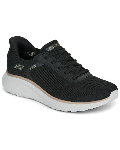 Baskets basses femmes Skechers BOBS SQUAD CHAOS CURRENT MUSE SLIP-INS Noir