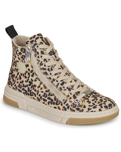 Baskets montantes femmes Rieker - Marron