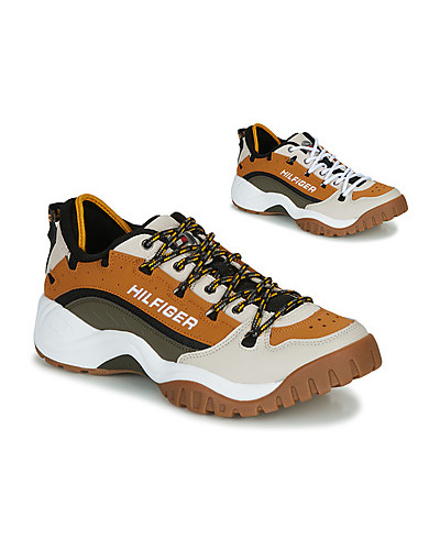 Baskets basses hommes Tommy Jeans TOMMY JEANS HERITAGE SNEAKER Beige